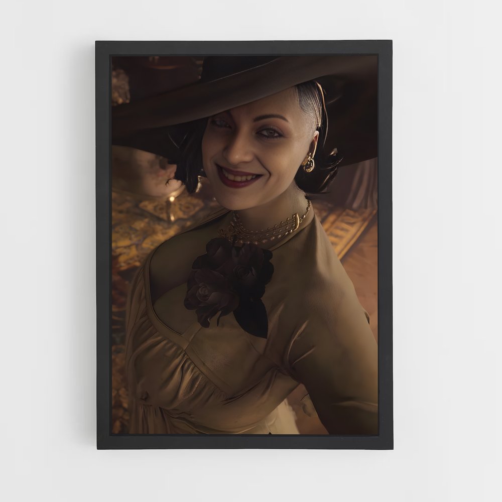 Poster Lady de dimitrescu – affiche Resident Evil (vue 2)